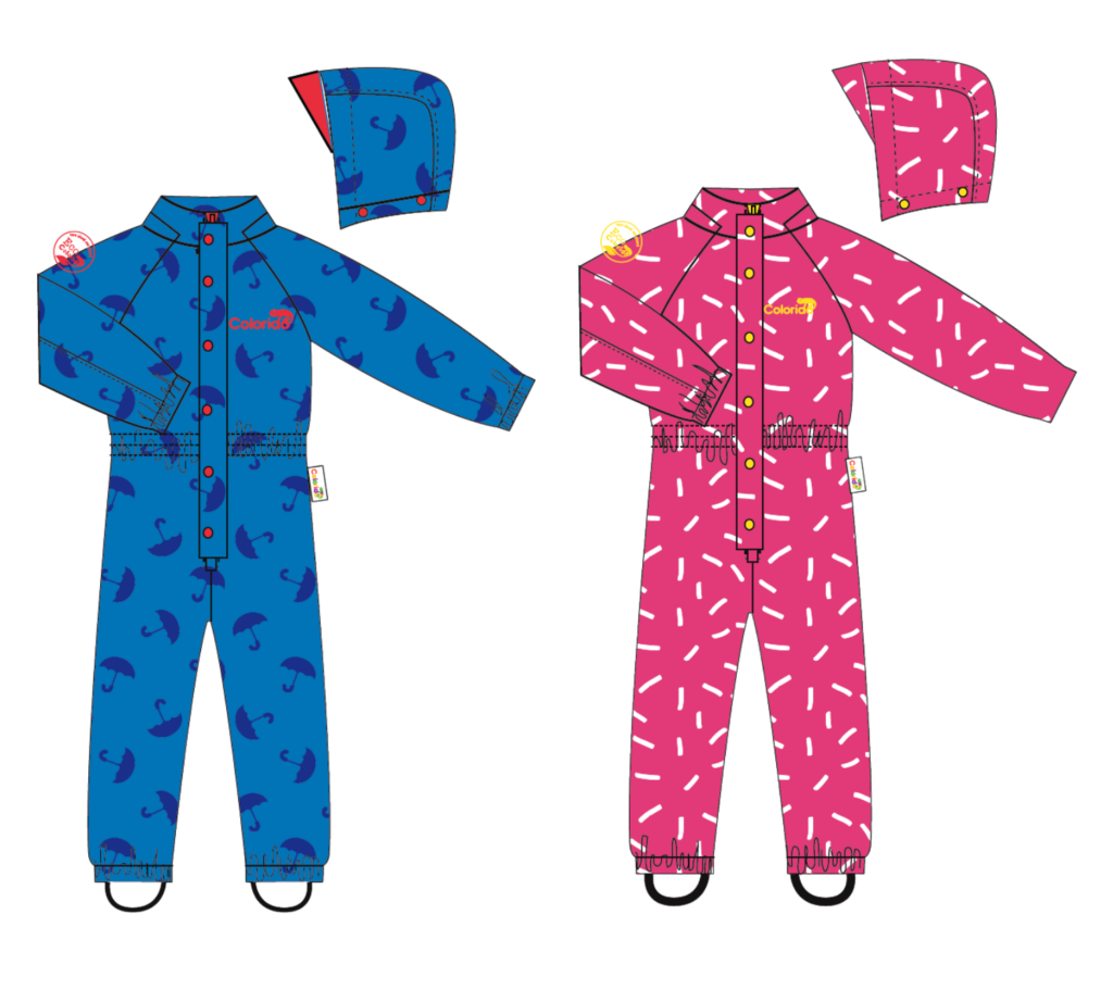 Mix PU printed all in ones Colorido Kids