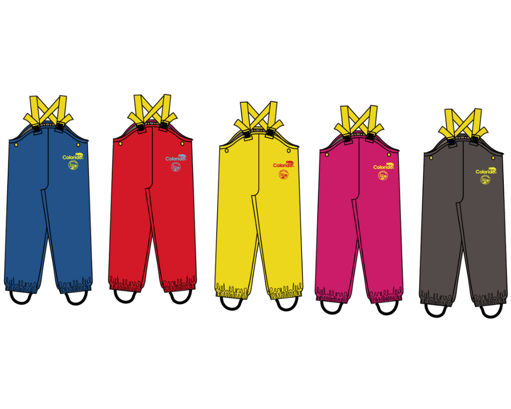 Mix PU dungarees Colorido Kids